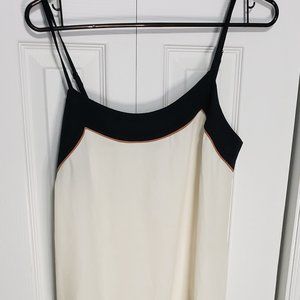 NWT LOFT Cream and Black Camisole Women's Medium